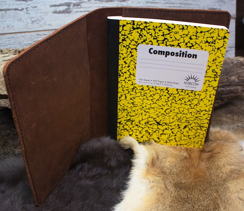 Lederkomposition Notizbuch, Notizbuch-Portfolio, PDF-Muster zum Downloaden Bild 5
