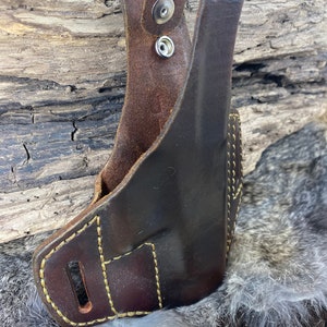 Leather Holster fits Sig Sauer P320 X-Carry 3.9 leather holster with Thumb Break