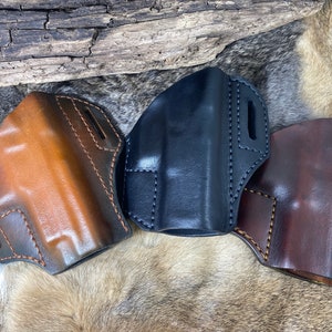 Leather Holster for Glock 48, Leather Holster, OWB  No Sweat Guard Holster for Glock, OWB Carry, Concealed Carry