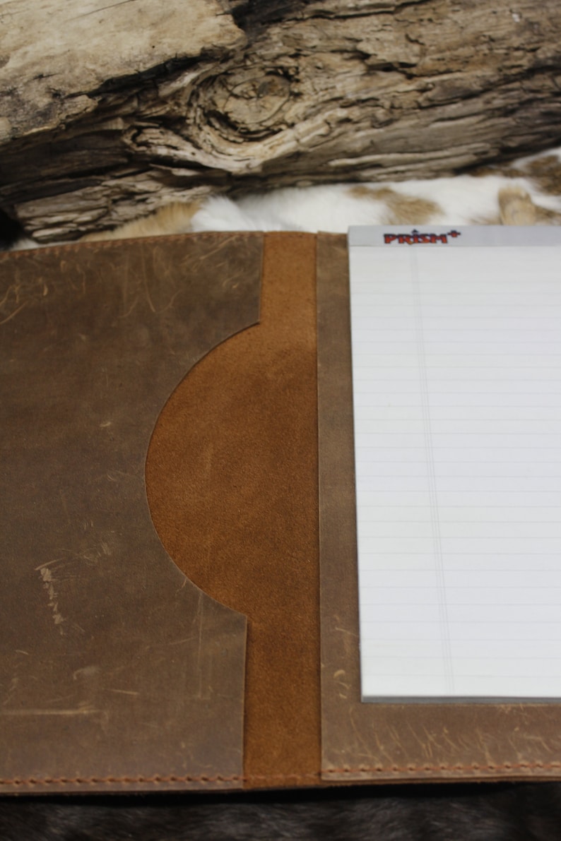 Legal Pad Leather Portfolio PDF Pattern Notebook Portfolio Etsy