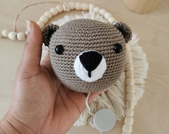 Boite à musique amigurumi ours compagnon somnifère