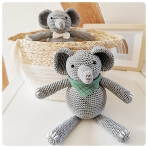 Music Box Elephant Handmade Crocheted Wish Melody Amigurumi Musicbox