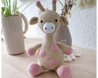 Spieluhr Giraffe gehäkelt Wunschmelodie Geschenke zur Geburt Amigurumi