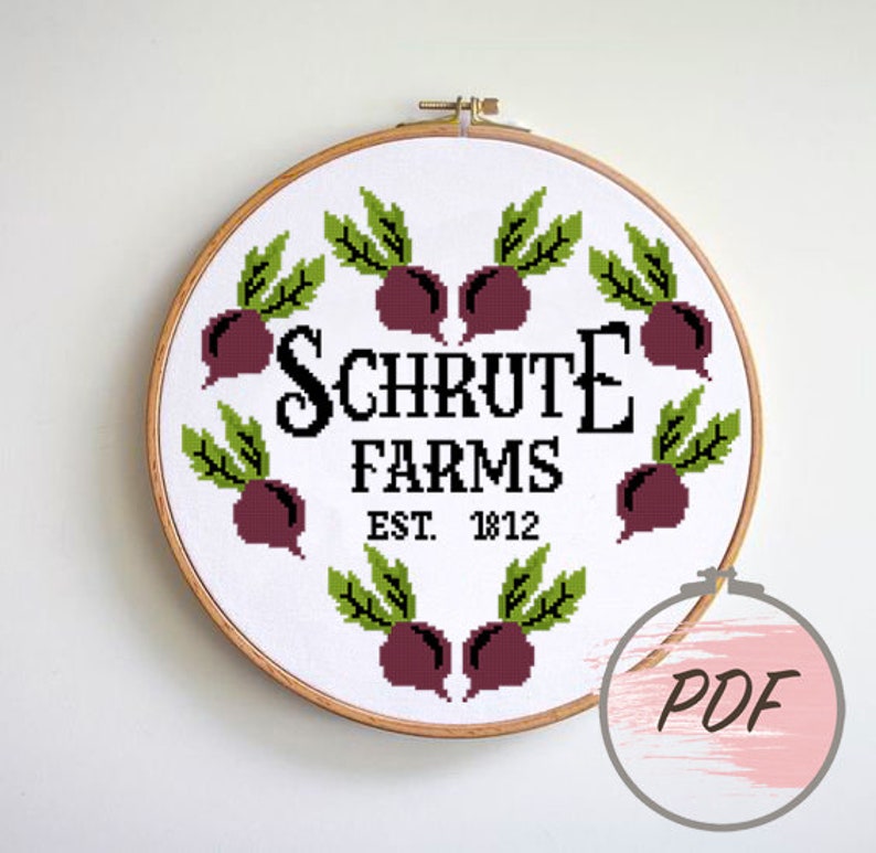 The Office cross stitch pattern modern counted cross stitch | Etsy
