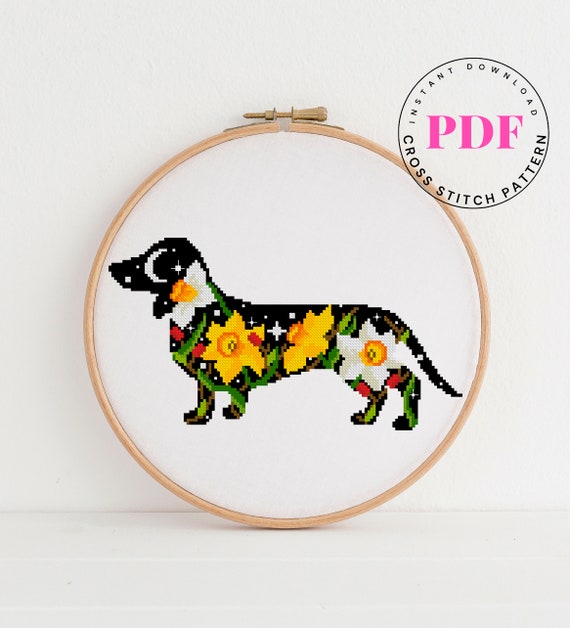 PDF Counted Cross Stitch Dogs / Cross Stitch Pattern 