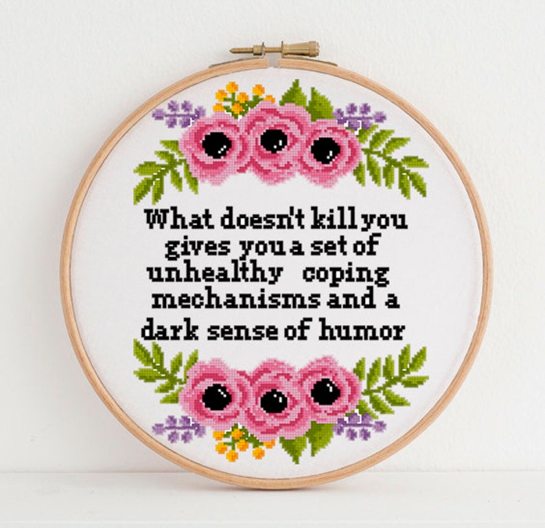 Modern Counted Cross Stitch Pattern Funny Cross Stitch Pattern Etsy