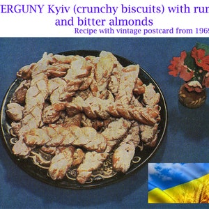 Crispy Cookie Recipe with rum, Ukrainian recipes, Coupon code for discount, Promo code 50% as a gift