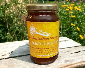 Small Batch Raw Winter Blossom Pure Honey 100% Australian