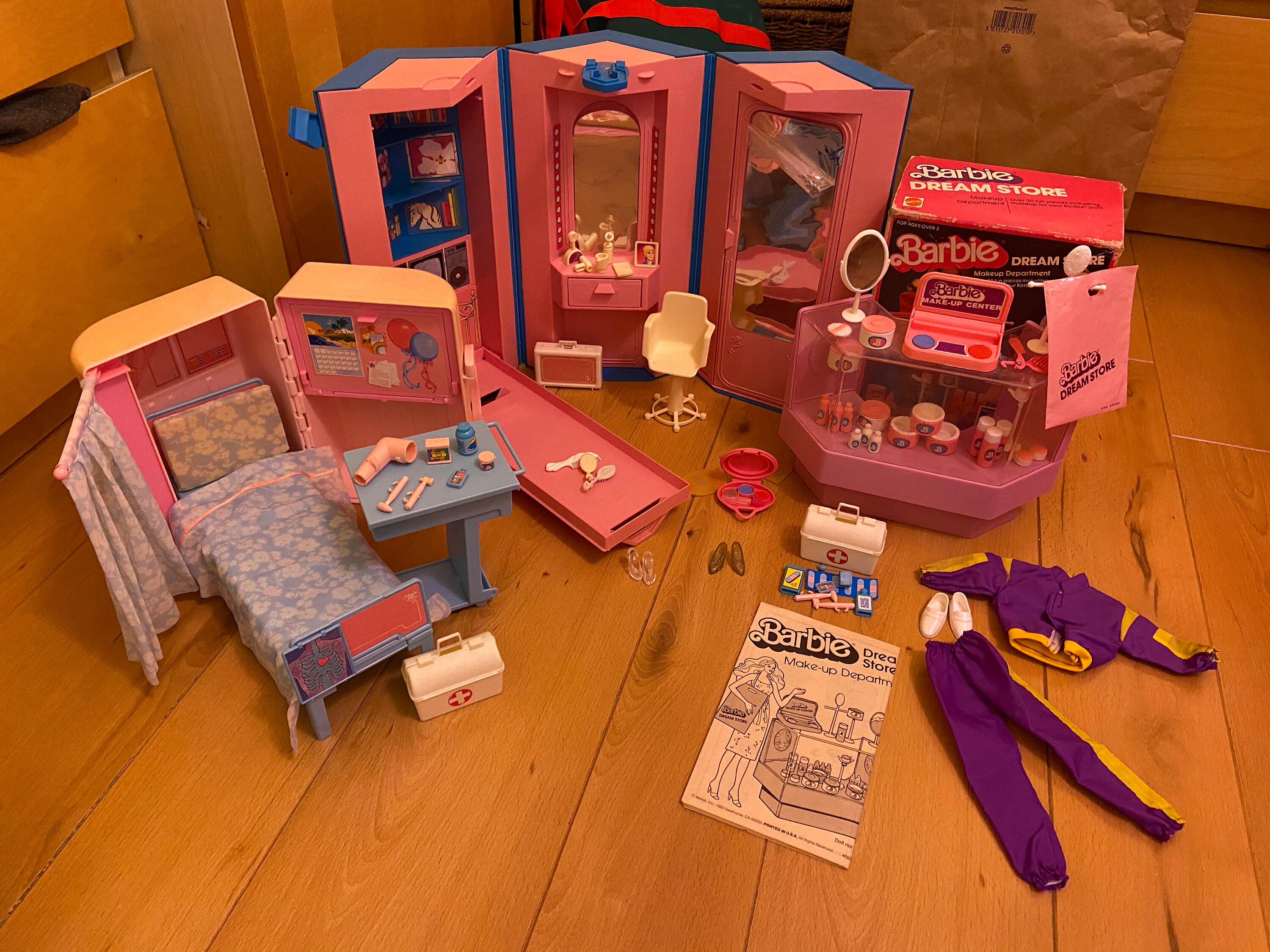 Vintage Barbie Various Play Sets 1980 Mattel Doll Etsy UK