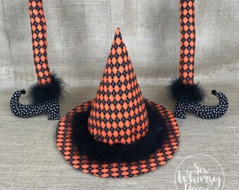 Witch Hat And Legs For Wreath Witch Hat 