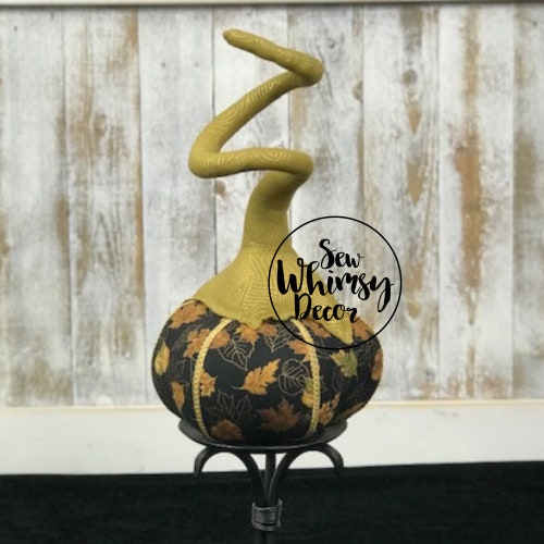 Pumpkin Wreath Attachment, Whimsical Pumpkin, Fall Pumpkin, Thanksgiving Pumpkin, Wired Stem Pumpkin, Pumpkin