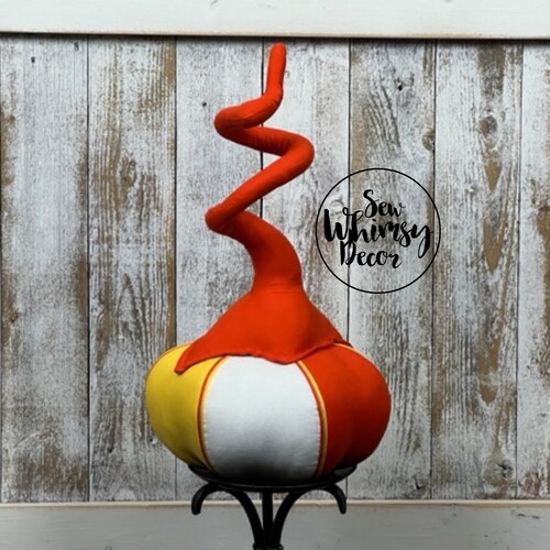 Pumpkin Wreath Attachment, Whimsical Pumpkin, Whimsical Pumpkin, Fall Pumpkin, Halloween Pumpkin, Pumpkin, Wired Stem Pumpkin,