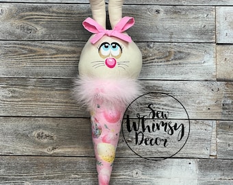 Bunny Carrot Attachment, Bunny Carrot Embellishment, Bunny Carrot Wreath Attachment, Bunny Carrot Wreath Embellishment, Faux Carrot