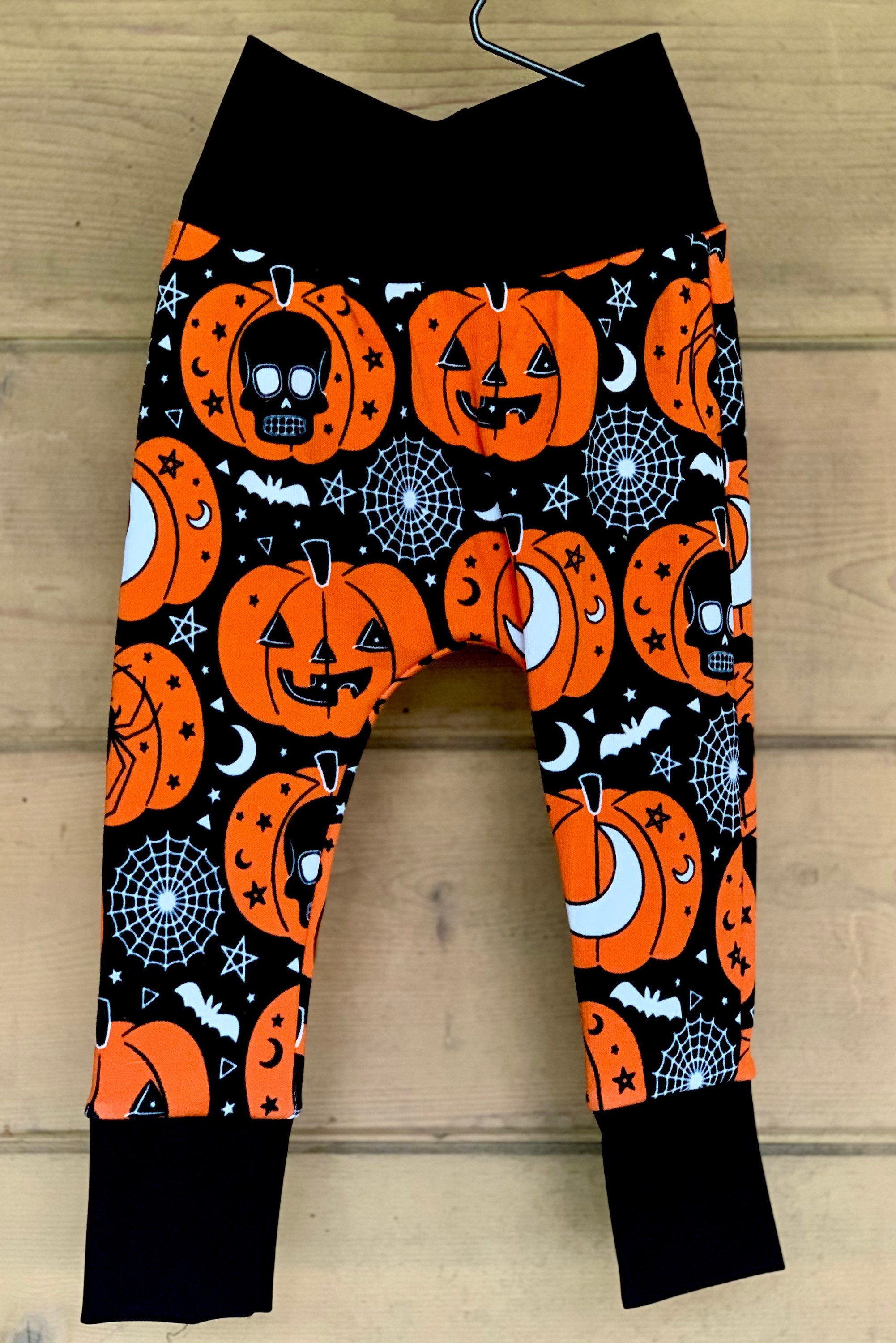 Kids Halloween Pants Etsy
