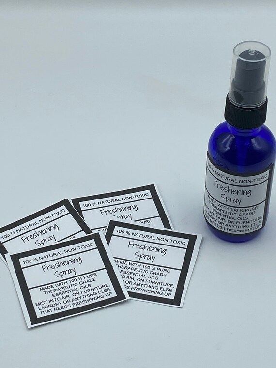 Freshening Room Spray Labels essential oils bottle labels Etsy