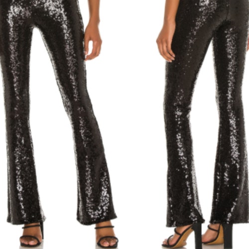 Sequin Flared Leggings Sequin Leggings 