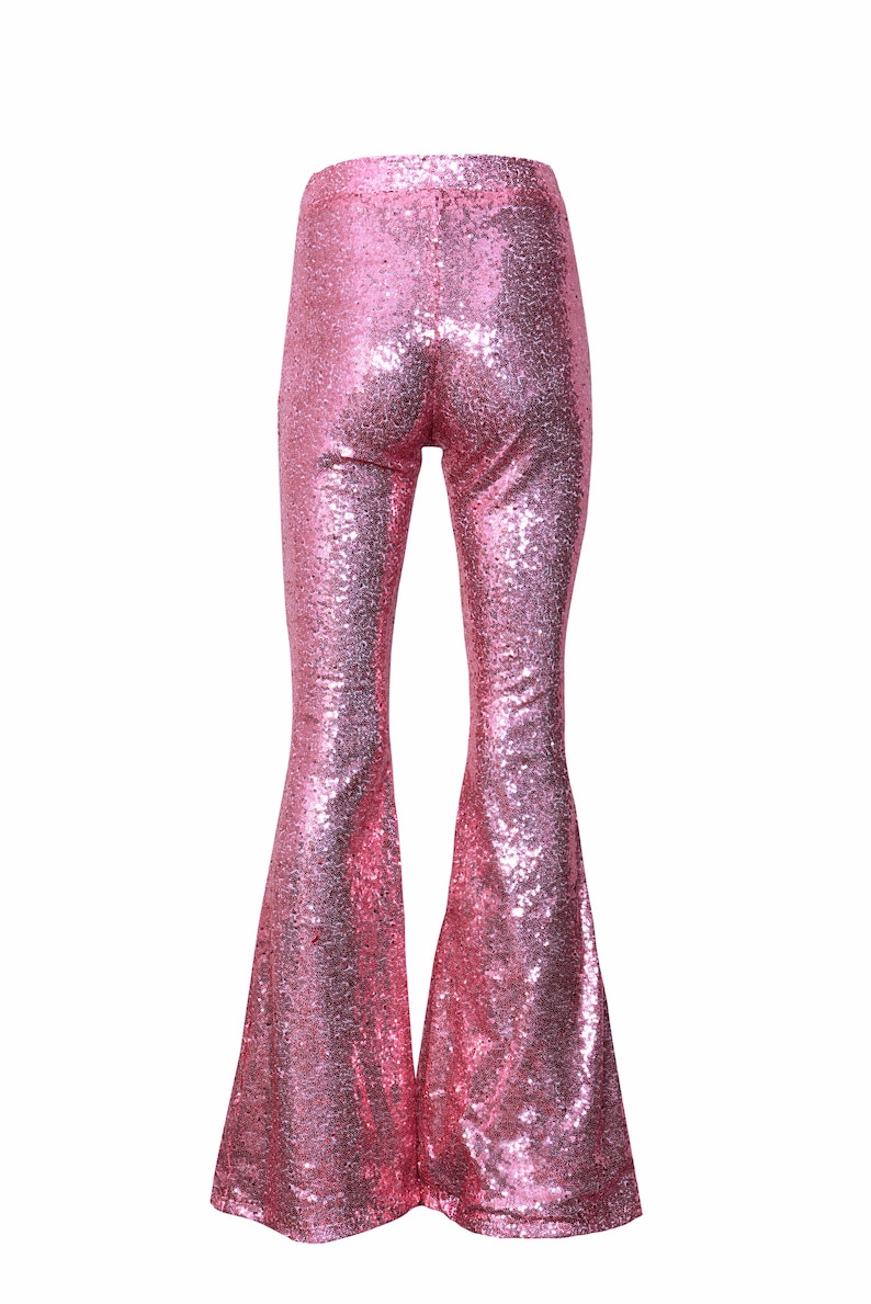 Sequin Flare Pants Sequin Bell Bottoms Edm Clothes Glam | Etsy