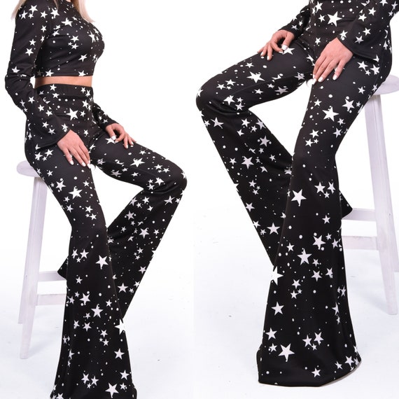 Celestial Pants Moon Pants Flare Pants 