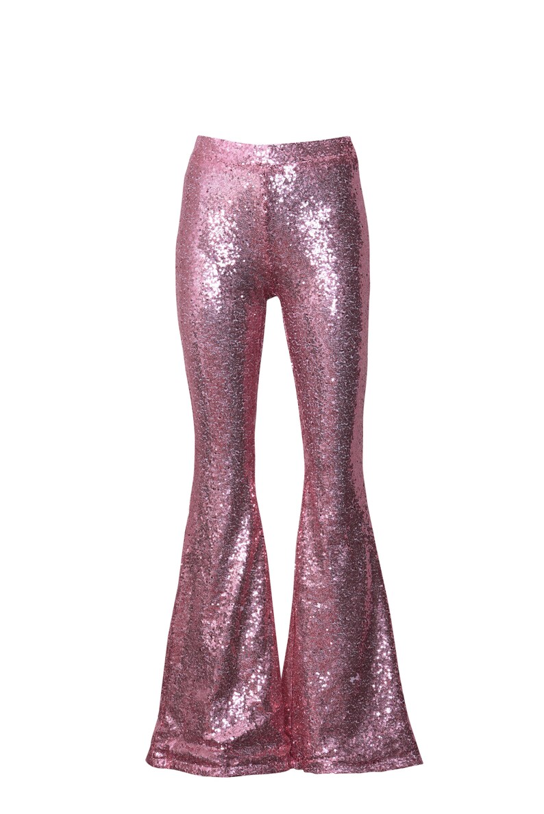 Sequin Flare Pants Sequin Bell Bottoms Edm Clothes Glam | Etsy