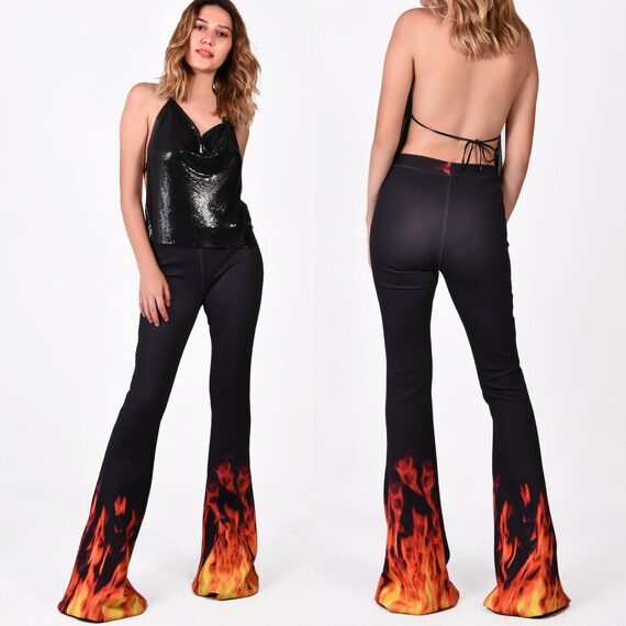 Flame flare pants Clearance