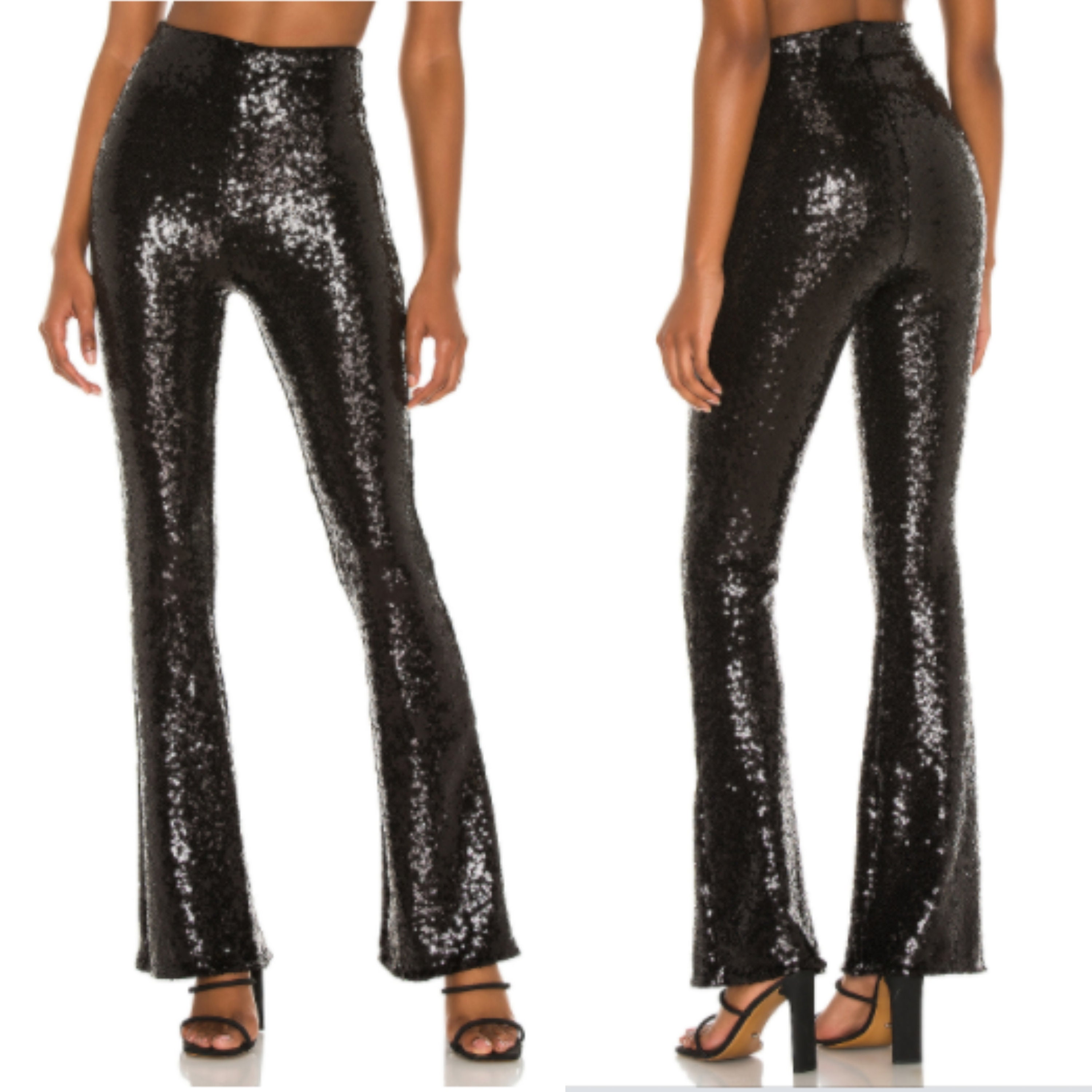 flared legging glitter