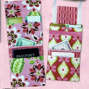 Pickle Pie Designs, Hide Inside Travel Wallets, Digital Embroidery Design CD, nuevo, Monedero In-the-Hoop, multiformato, PPDHE16, monedero portátil