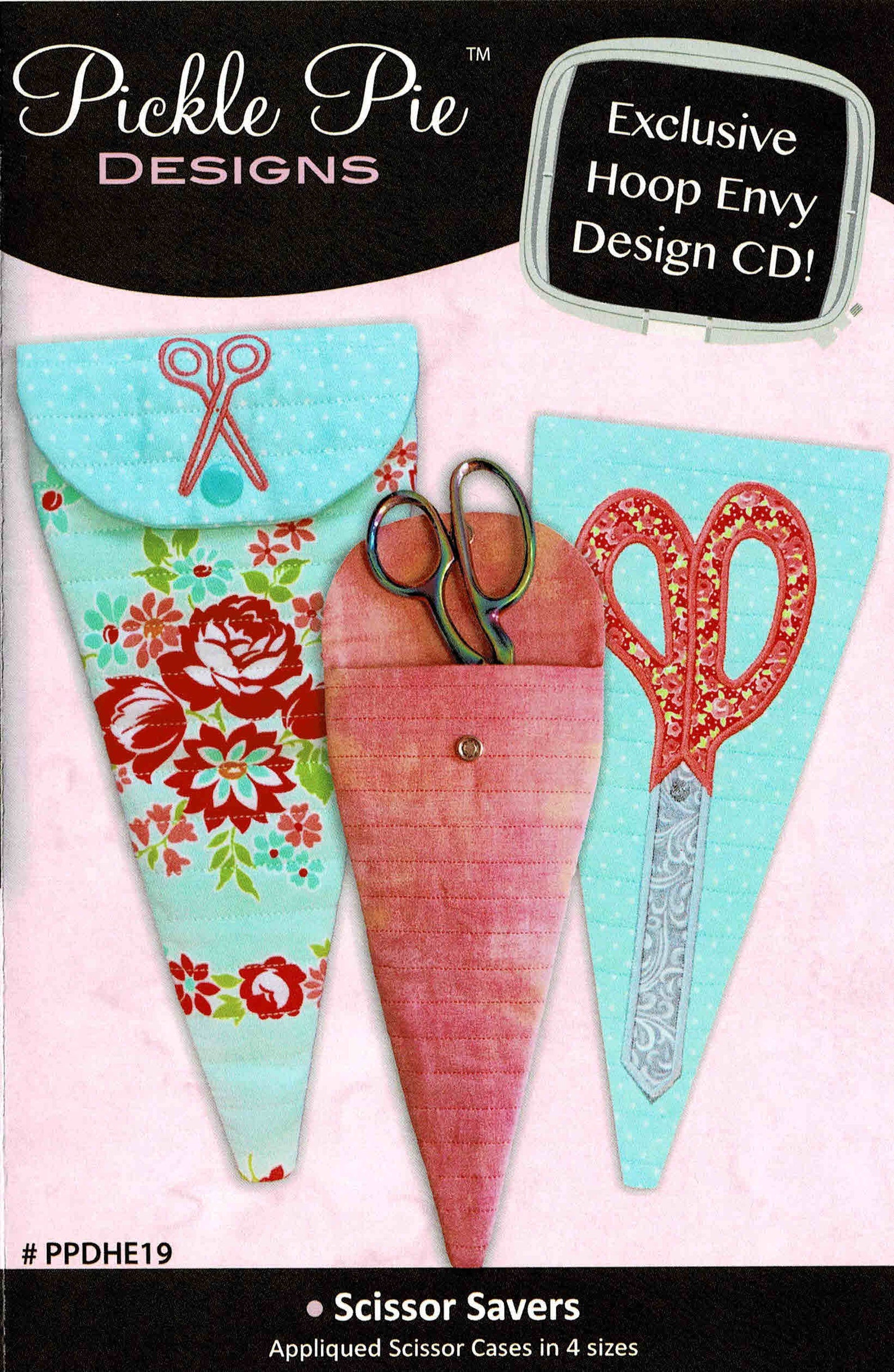 Pickle Pie Designs Scissor Savers Digital Embroidery Design Etsy