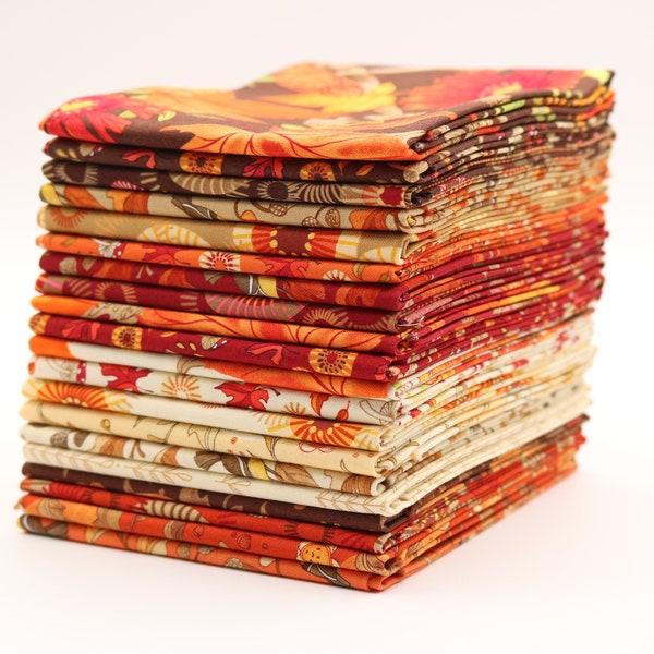 Forest Frolic fat quarter bundle by Robin Pickens for Moda, 100% cotton, store cut and bundled, new, (20) 18" x 22" fabrics, coordinates