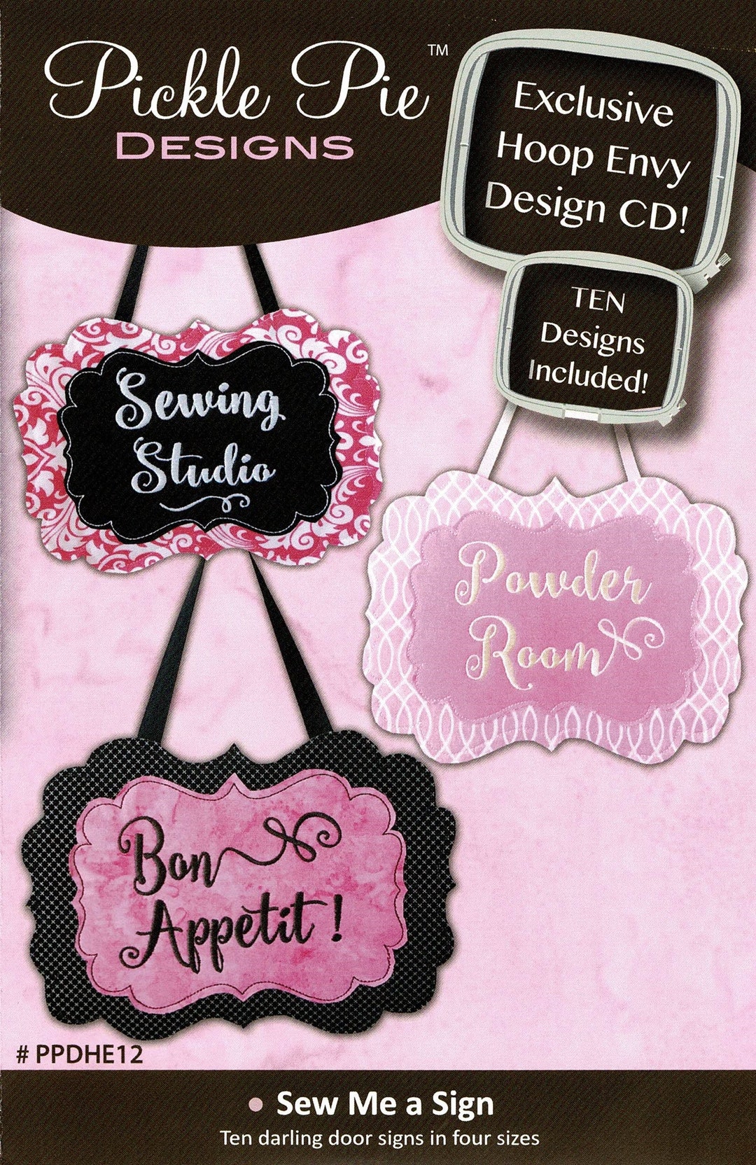 Pickle Pie Designs, Sew Me a Sign, Chalkboard Applique, Digital