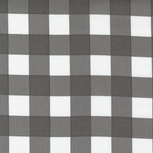 May include: A white and gray checkered fabric with a subtle texture.