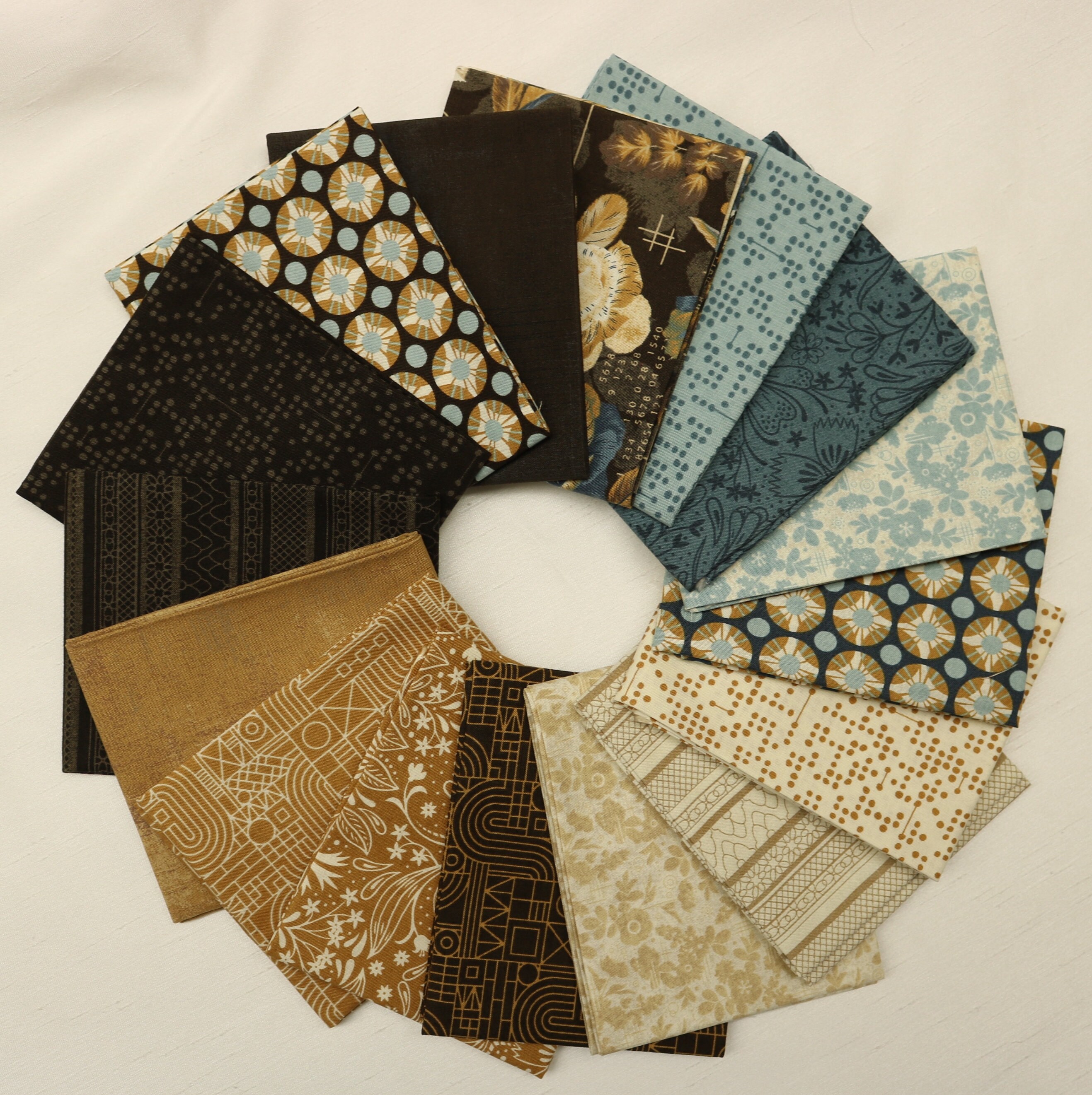 Decorum Fat Quarter Bundle by Basicgrey Moda Fabrics 100 Etsy