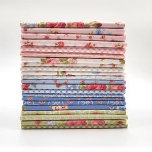 Memory Lane by Brenda Riddle Designs for Moda Fabrics, fat quarter bundle, 100% cotton, store cut and bundled, new, (22) 18&quot; x 22&quot; fabrics