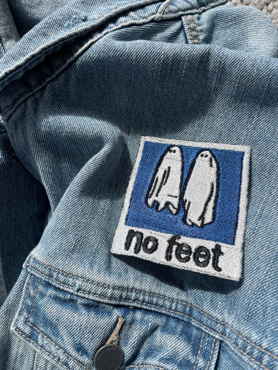 Ghost Polaroid Inspired by Beetlejuice, Halloween Iron-on Embroidered ...