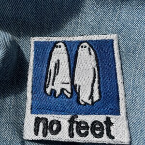 Ghost Polaroid Inspired by Beetlejuice, Halloween Iron-on Embroidered ...
