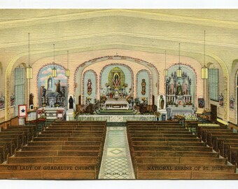 National Shrine of St Jude Chicago Illinois Postcard