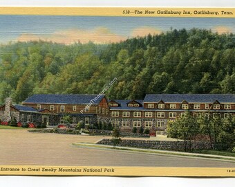 The New Gatlinburg Inn Gatlinburg Tennessee Postcard