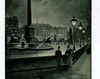 Trafalgar Square London Postcard