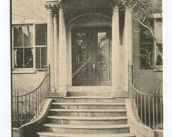 Safford Porch 1818 Salem Massachusetts Postcard