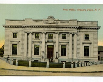 Post Office Niagara Falls New York Postcard