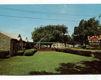 Cortez Motel Harrisonville Missouri Postcard