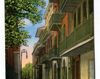 Pirates Alley New Orleans Louisiana Postcard