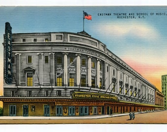 Eastman Theatre and School of Music Rochester New York Postcard