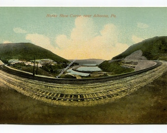 Horse Shoe Curve near Altoona Pennsylvania Postcard