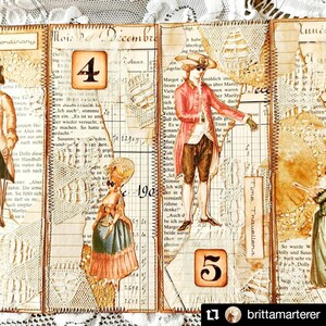 Printable steampunk paper dolls for junkjournaling, card making and scrapbooking, League of Extraordinary Time Travelers image 7