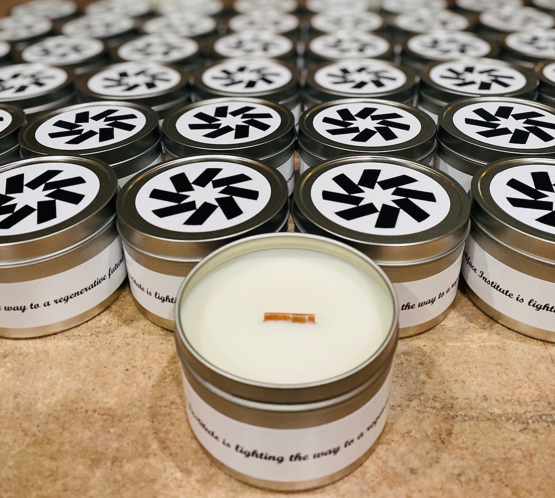 Bulk Wood Wick Soy Candles 8 oz. Tin Free Shipping Etsy