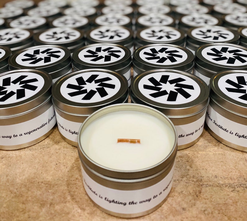 SALE Bulk Wood Wick Soy Candles 8 oz. Tin Free Shipping Etsy