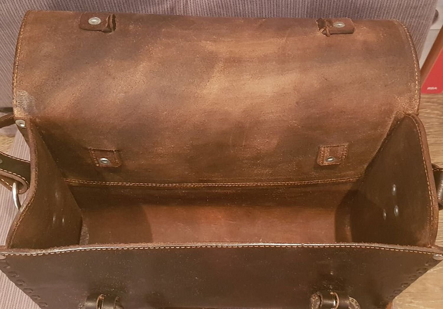 Bolso de cuero Modelo vintage Etsy