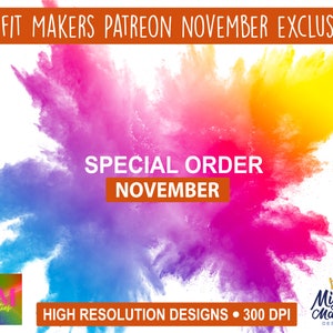Grupo de Patreon Misfit Makers, gráfico exclusivo de noviembre: debes estar en el grupo de Patreon para comprar este archivo.