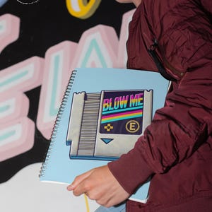 Blow Me - Klassisk videospelskassett PNG-design | För tryck, sublimering, DTF | Rolig retro-gamer, t-shirtdesign, rolig vuxen Nintendo bild 7