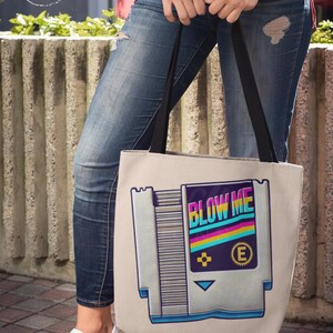 Blow Me - Klassisk videospelskassett PNG-design | För tryck, sublimering, DTF | Rolig retro-gamer, t-shirtdesign, rolig vuxen Nintendo bild 5